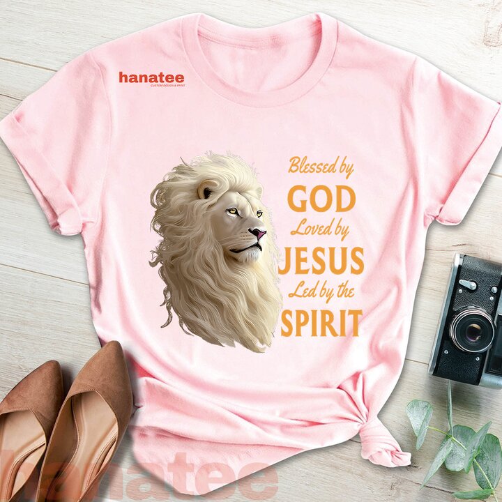 Blessed By God Lion Jesus God Christian  