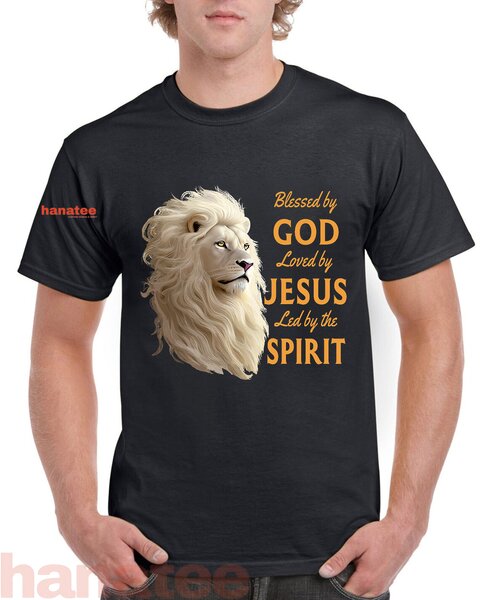 Blessed By God Lion Jesus God Christian  