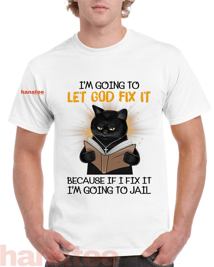 Cat Let God Fix It Because If I Fix It Im Going To Jail  