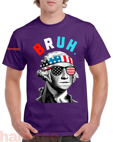 4th of July George Washington Bruh 