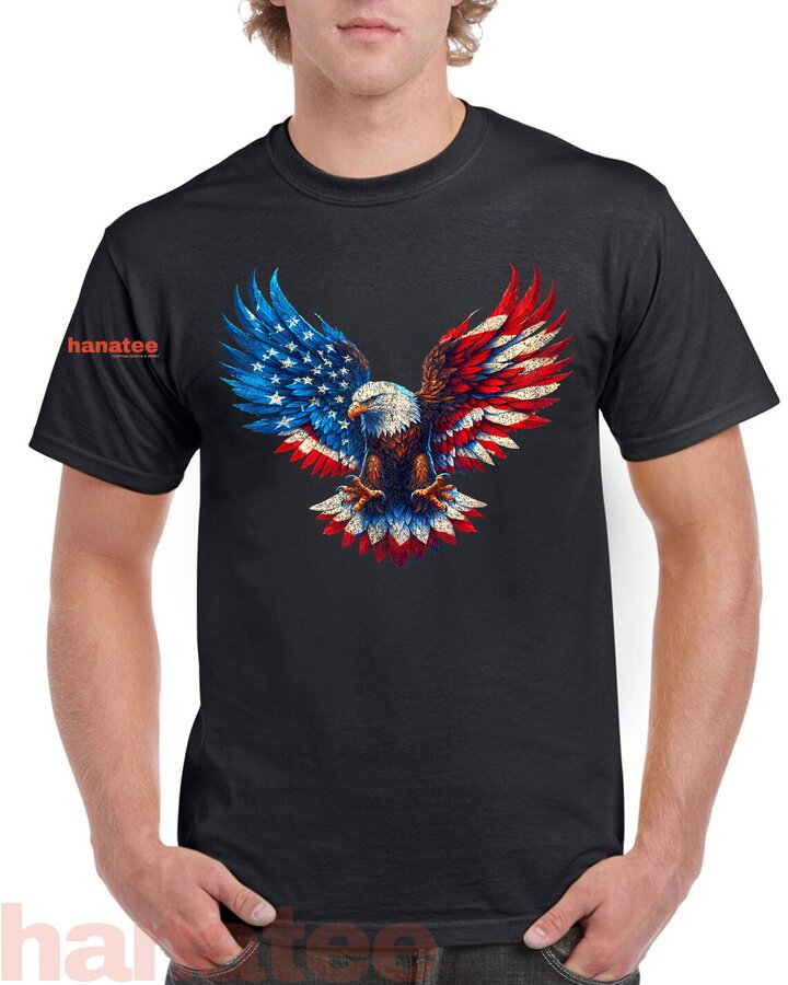 American Flag Bald Eagle Patriotic  