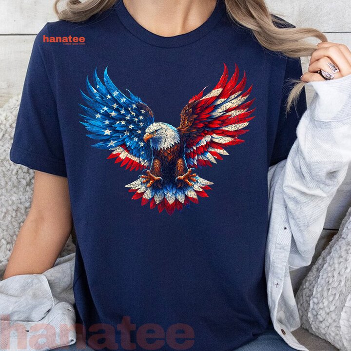 American Flag Bald Eagle Patriotic  