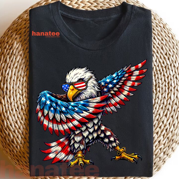 American Flag Bald Eagle Patriotic 4th of July  