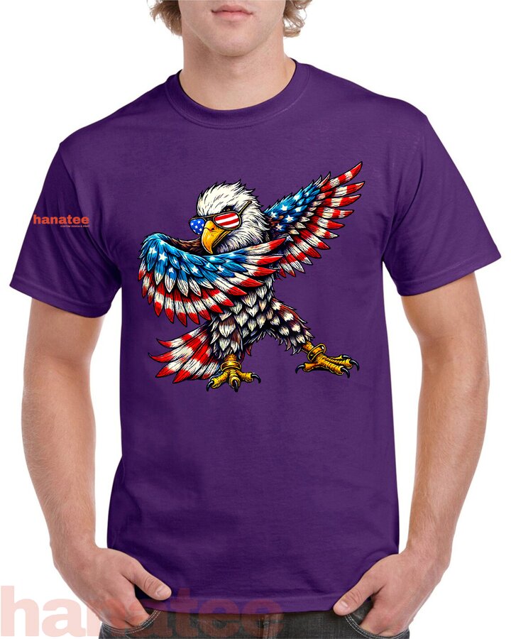 American Flag Bald Eagle Patriotic 4th of July  
