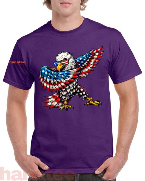 American Flag Bald Eagle Patriotic 4th of July  