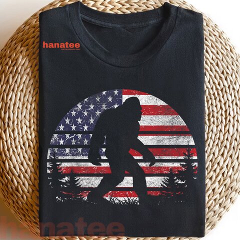 Bigfoot 4th of July Patriotic Sasquatch  
