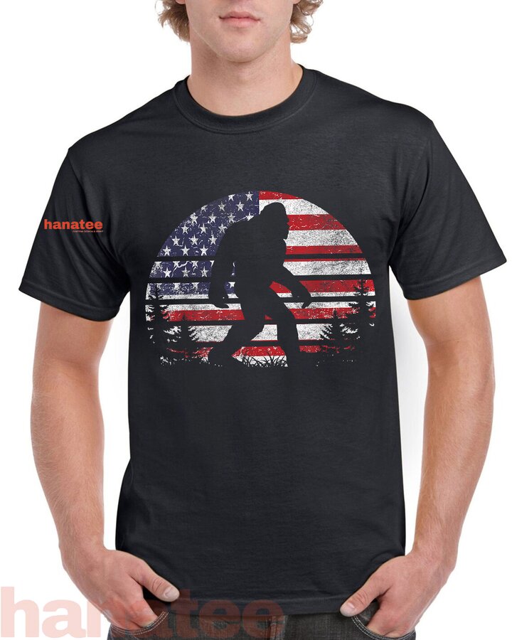 Bigfoot 4th of July Patriotic Sasquatch  