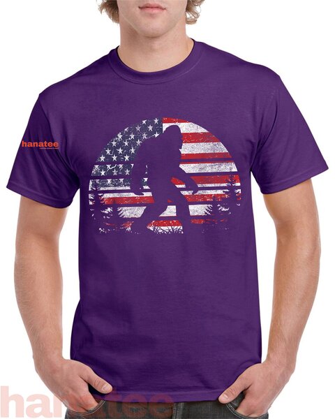 Bigfoot 4th of July Patriotic Sasquatch  