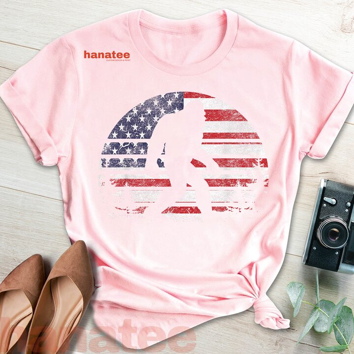 Bigfoot 4th of July Patriotic Sasquatch  