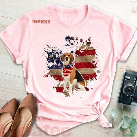 Beagle American Bandana Vintage Patriotic  