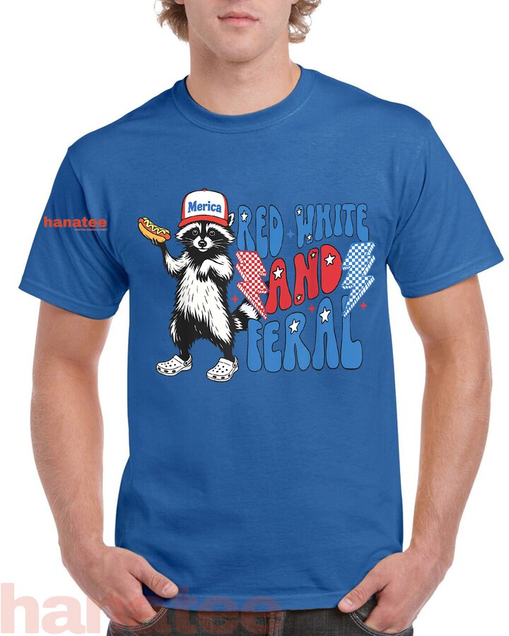 Feral Raccoon 4th of July Patriotic 