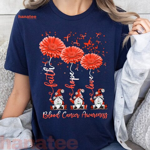 Faith Hope Love Gnomes Blood Cancer Awareness