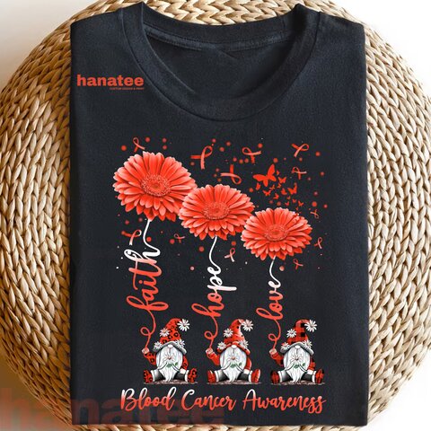 Faith Hope Love Gnomes Blood Cancer Awareness