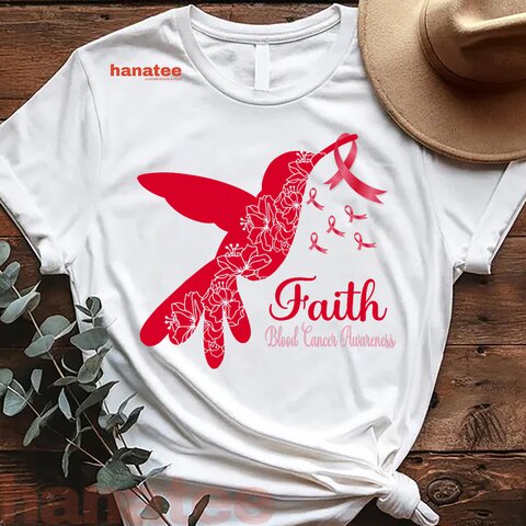 Blood Cancer Awareness Hummingbird Ribbon