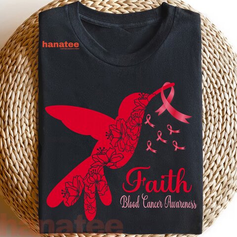 Blood Cancer Awareness Hummingbird Ribbon