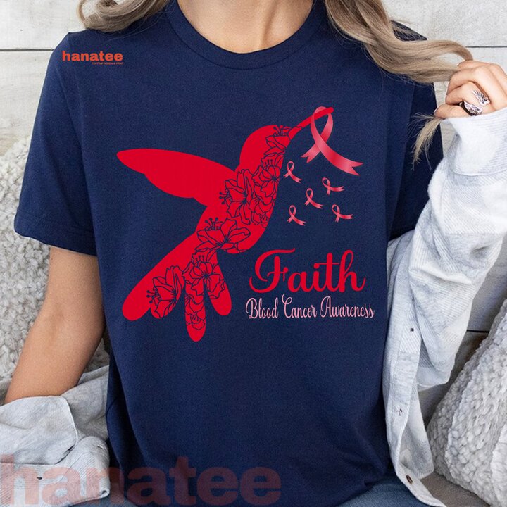Blood Cancer Awareness Hummingbird Ribbon