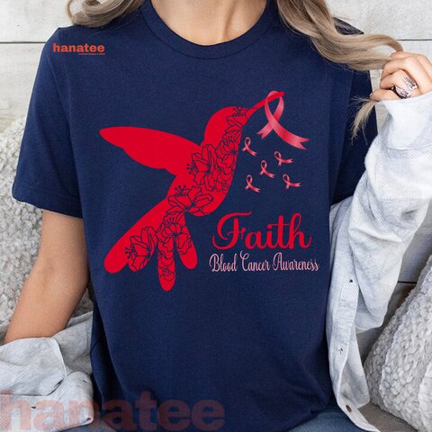 Blood Cancer Awareness Hummingbird Ribbon