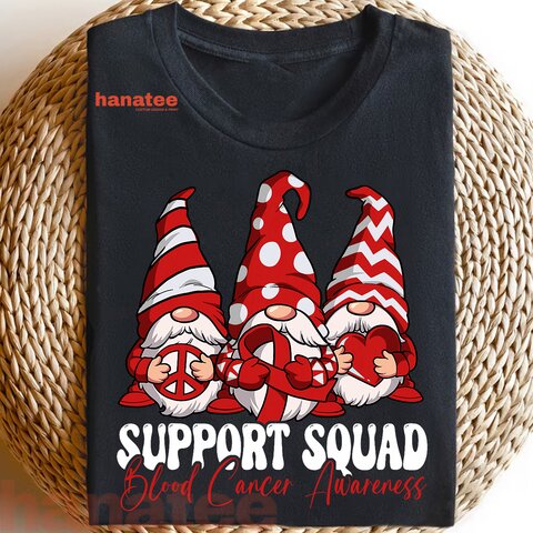 Gnome Support Squad Blood Cancer Awareness