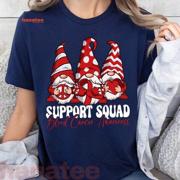 Gnome Support Squad Blood Cancer Awareness