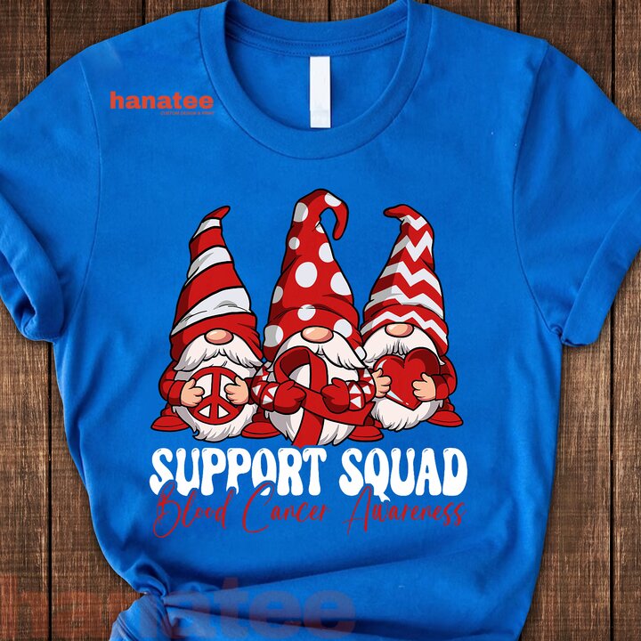 Gnome Support Squad Blood Cancer Awareness