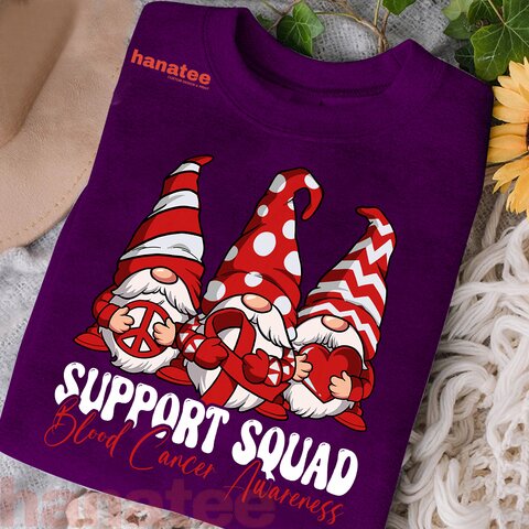 Gnome Support Squad Blood Cancer Awareness