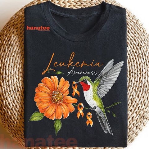 Hummingbird Orange Daisy Leukemia Awareness