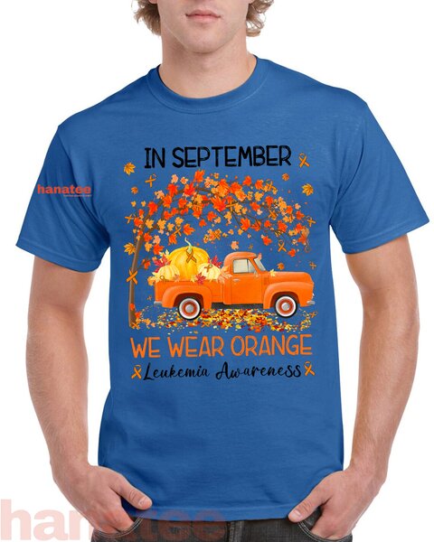 In September We Wear Orange Leukemia Awareness