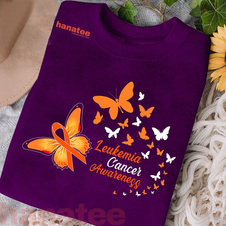 Leukemia Cancer Awareness Butterflies