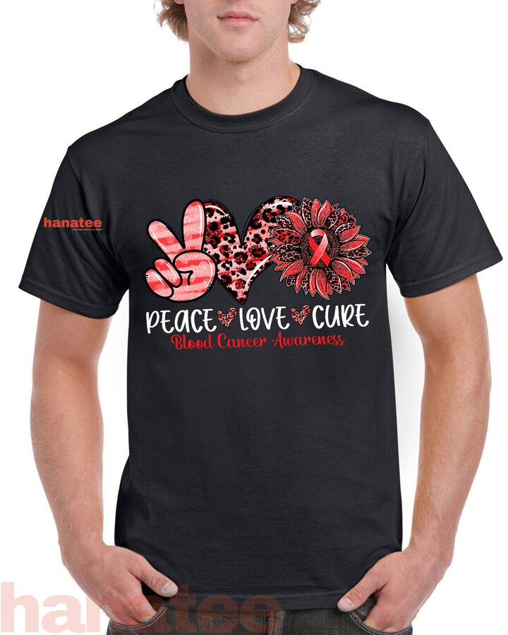 Peace Love Cure Blood Cancer Awareness