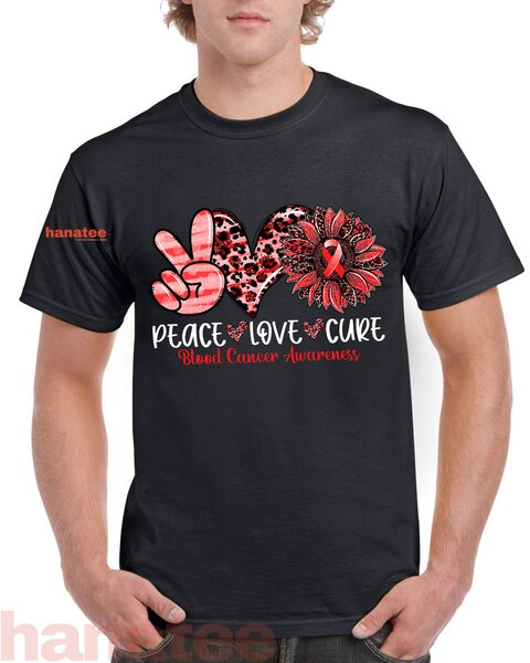 Peace Love Cure Blood Cancer Awareness