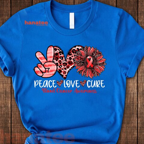 Peace Love Cure Blood Cancer Awareness