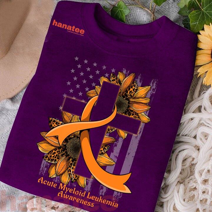 Sunflower Christian Cross Acute Myeloid Leukemia