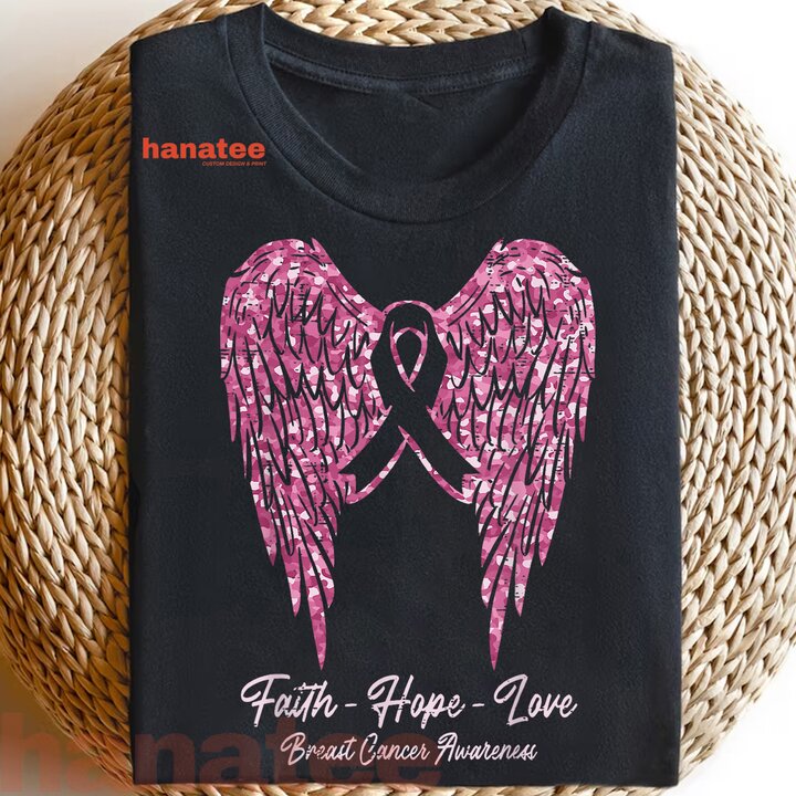 Wings Faith Hope Breast Cancer Awareness