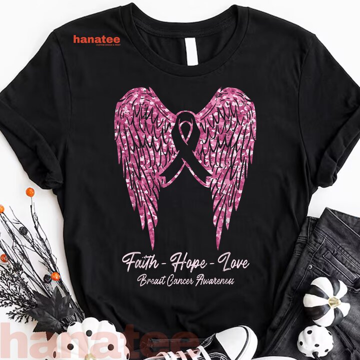 Wings Faith Hope Breast Cancer Awareness