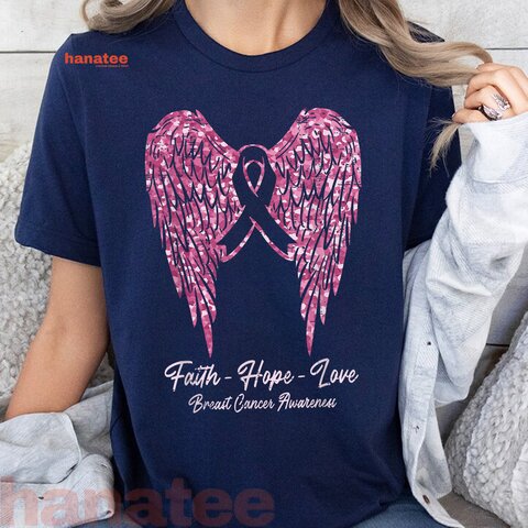 Wings Faith Hope Breast Cancer Awareness