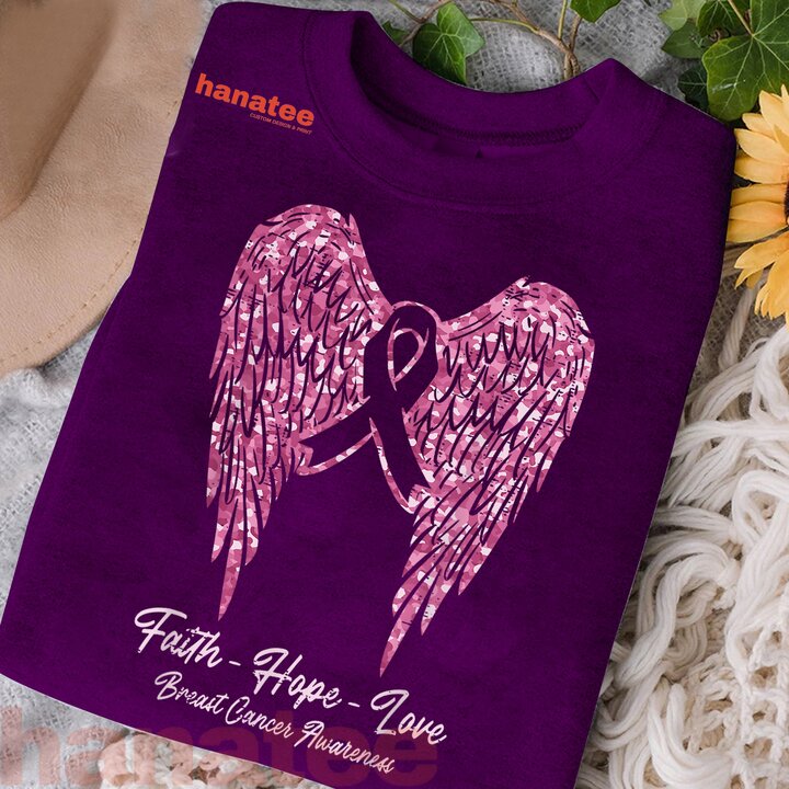 Wings Faith Hope Breast Cancer Awareness