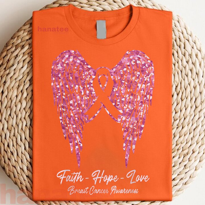 Wings Faith Hope Breast Cancer Awareness