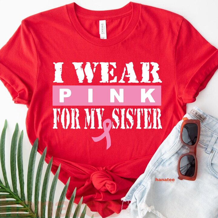 Custom Name - I Wear Pink For Someone I Love