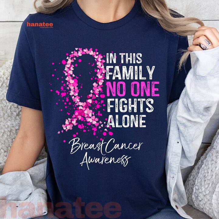 In This Family No One Fights Alone Breast Cancer Awareness  