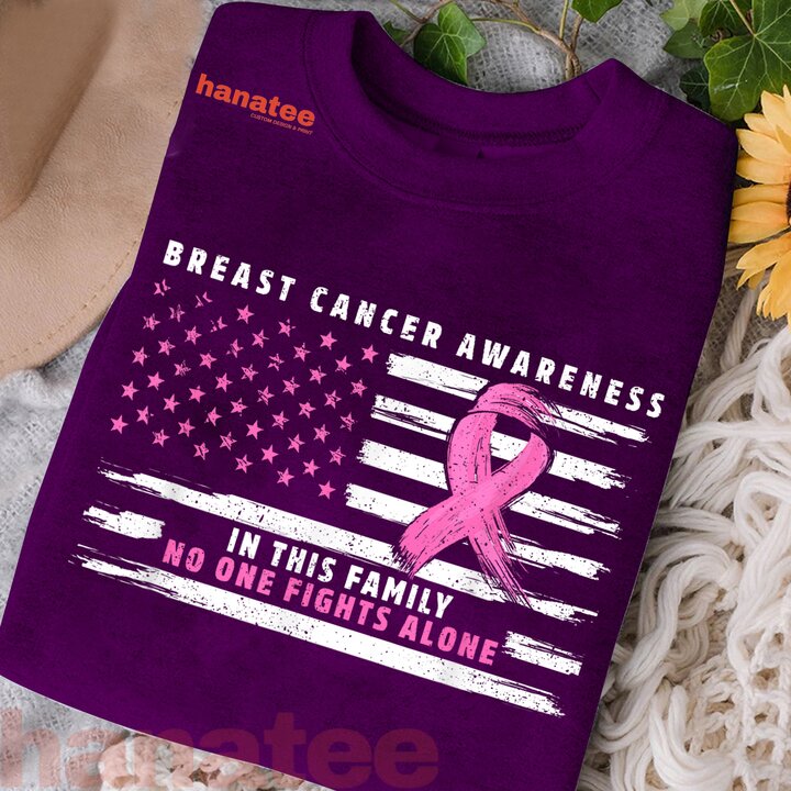 Nobody Fights Alone Pink Ribbon Breast Cancer 