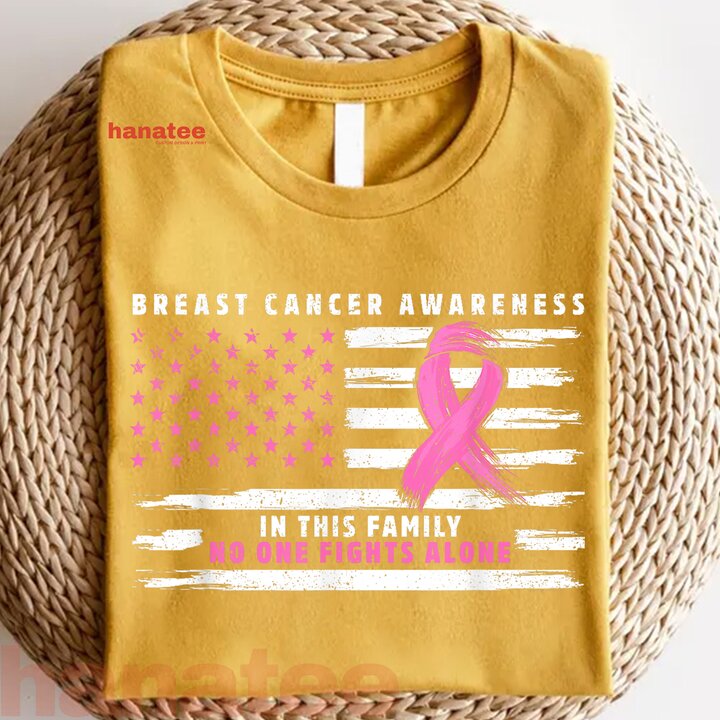 Nobody Fights Alone Pink Ribbon Breast Cancer 
