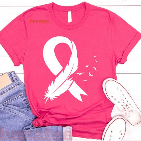 Pink Feather Breast Cancer