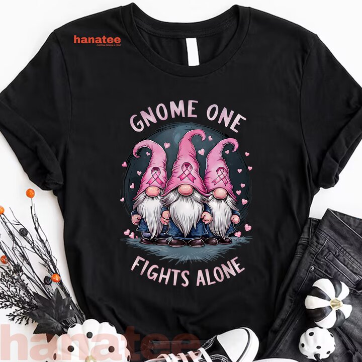Gnome One Fights Alone Breast Cancer Awareness  