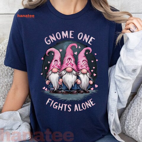 Gnome One Fights Alone Breast Cancer Awareness  