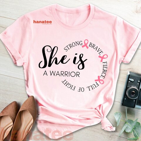 She Is A Warrior Breast Cancer