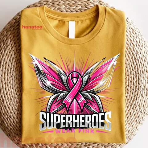 Superheroes Wear Pink Breast Cancer  