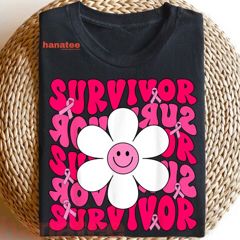 Survivor Breast Cancer Retro Groovy 