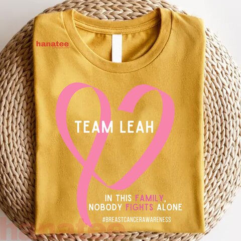 Custom Name - Nobody Fights Alone Breast Cancer