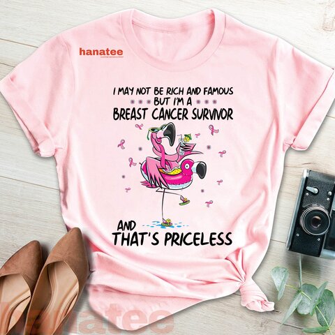 Pink Flamigo Breast Cancer Survivor