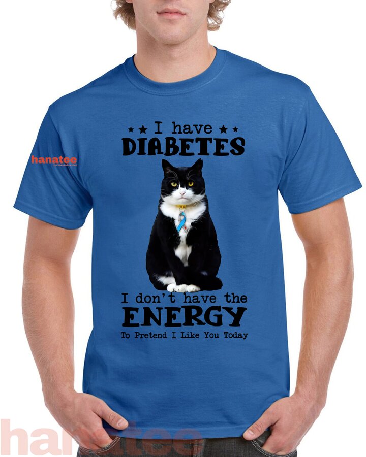 I Have Diabetes Black Cat